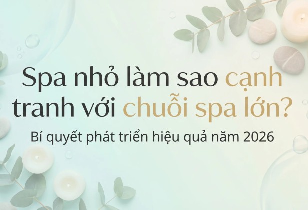 Spa Nhỏ Làm Sao Cạnh Tranh Với Chuỗi Spa Lớn? Bí Quyết Phát Triển Hiệu Quả ăm 2026